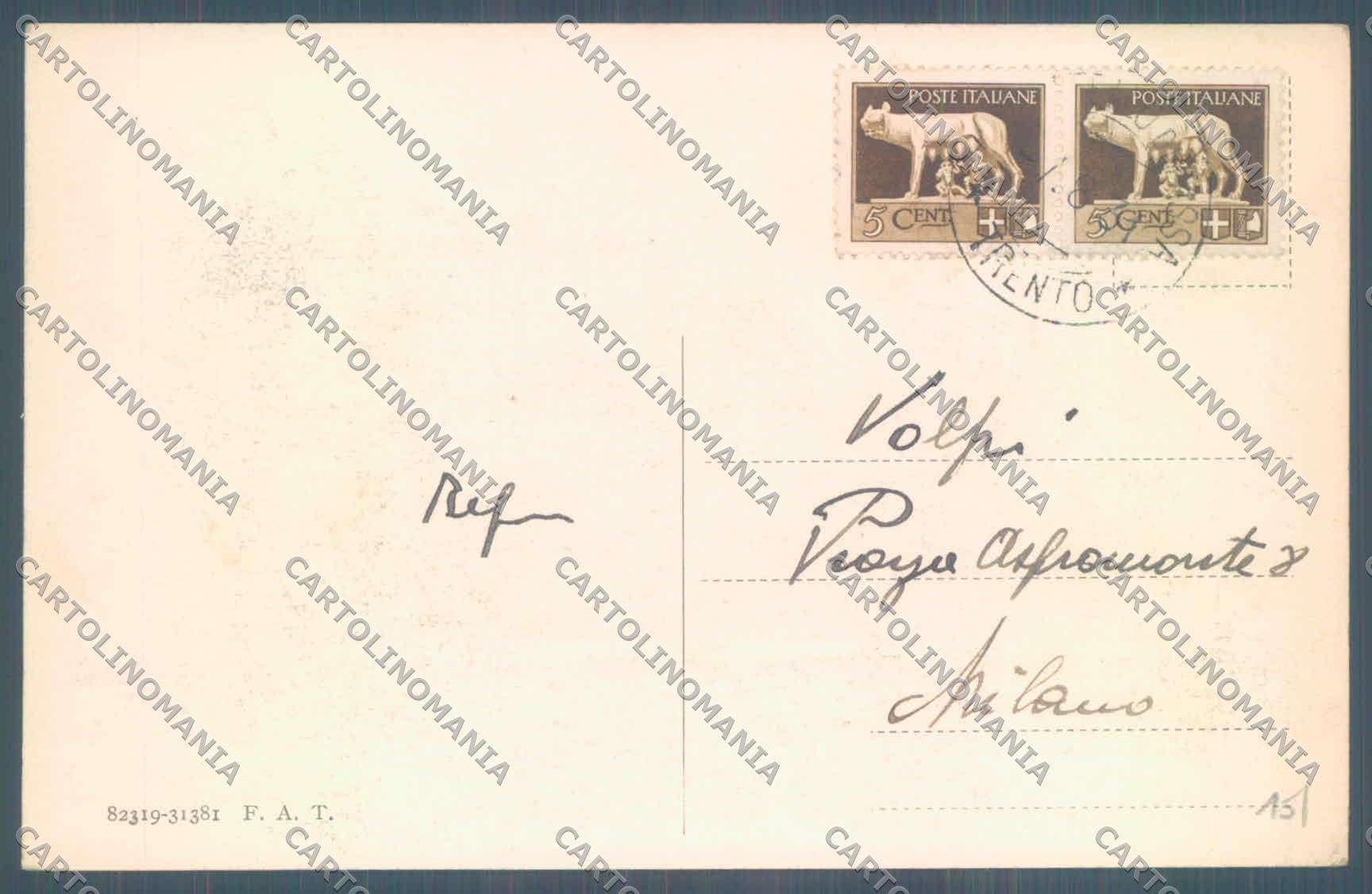 Trento Campitello di Fassa Sassolungo cartolina ZC5543 – retro