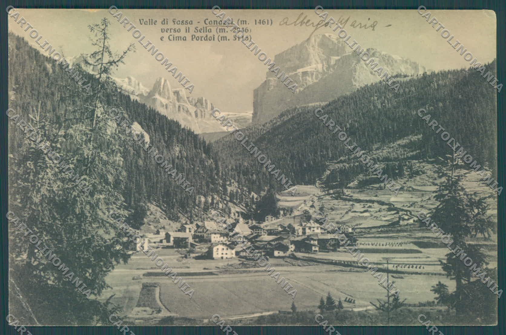 Trento Canazei Sella Cima Pordoi PIEGHE cartolina ZC5557 – fronte