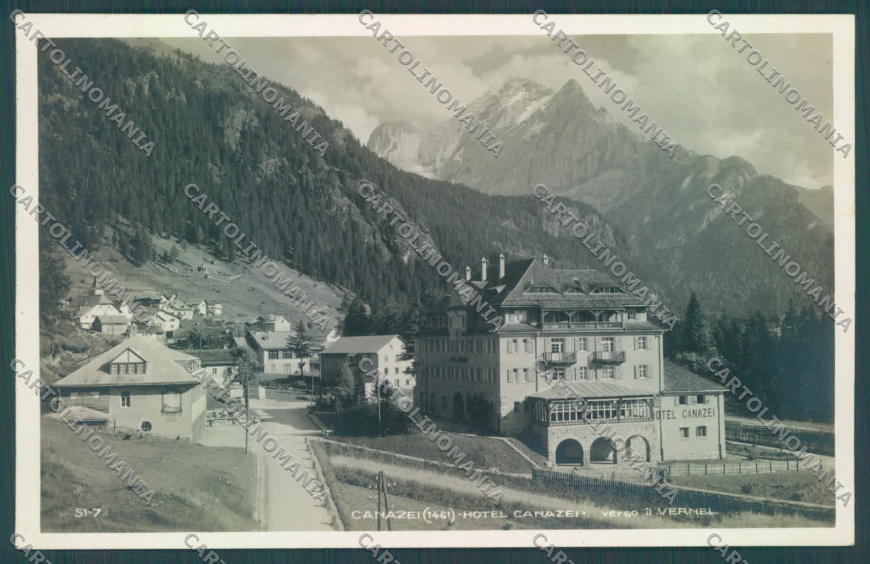 Trento Canazei Vernel Foto cartolina ZC5580 – fronte