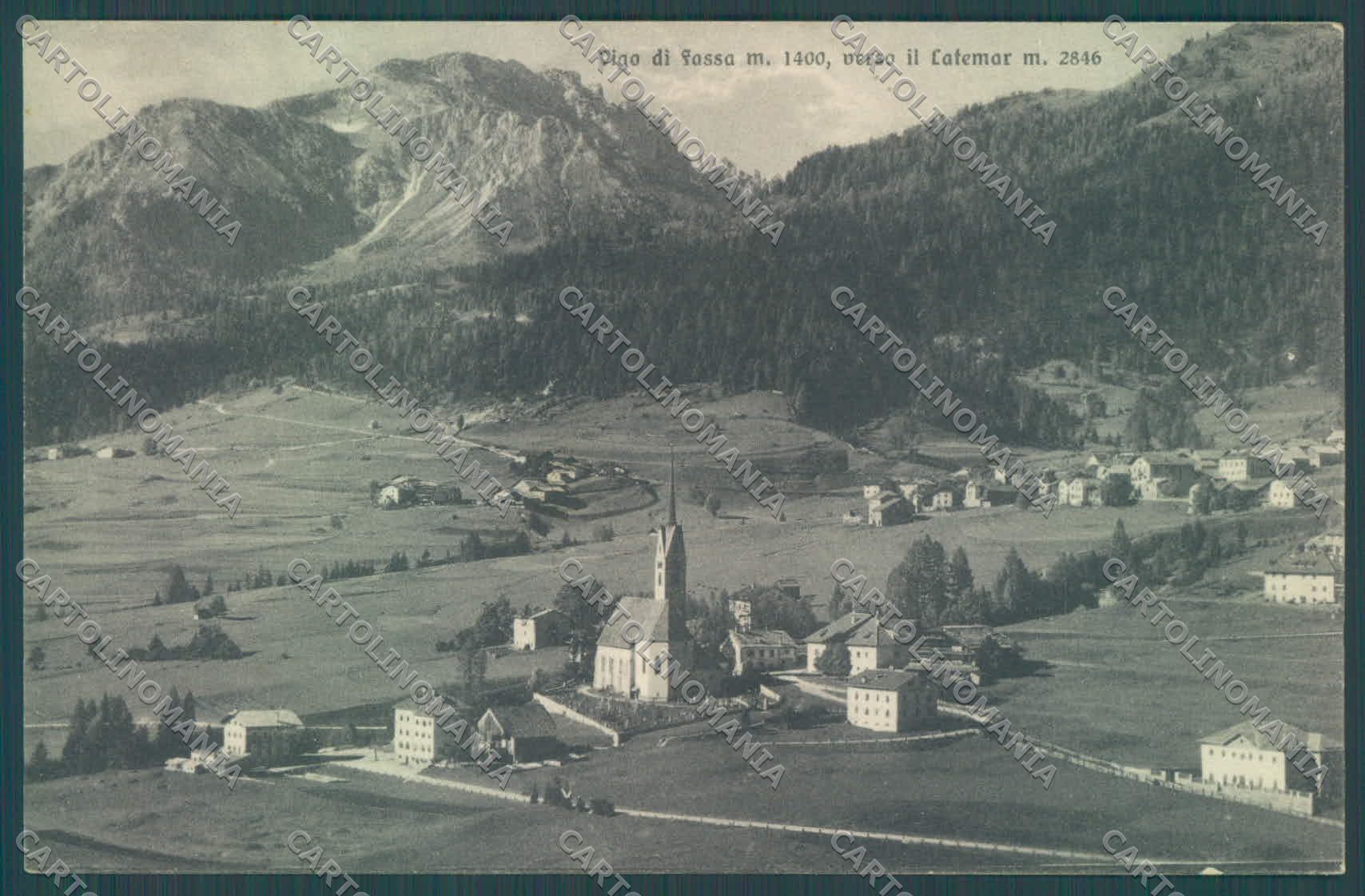 Trento Vigo di Fassa Latemar cartolina ZC5583 – fronte
