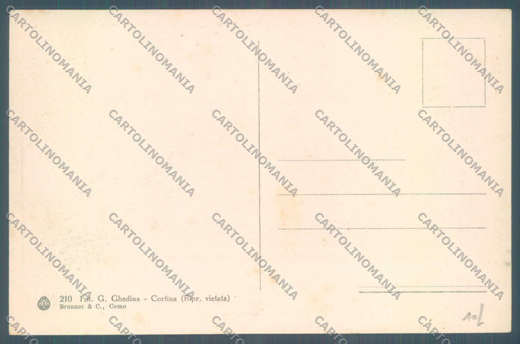 Trento Vigo di Fassa Latemar cartolina ZC5583 – retro