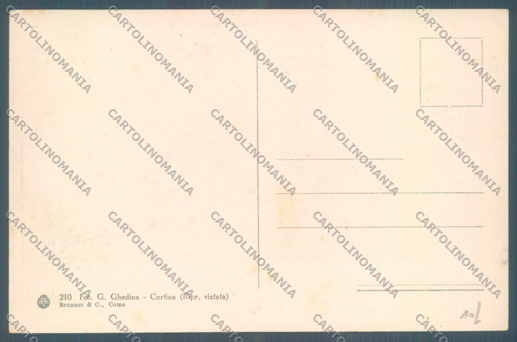 Trento Vigo di Fassa Latemar cartolina ZC5583 – retro