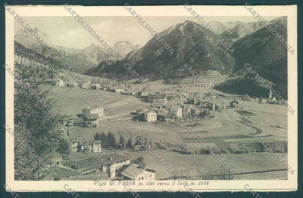 Trento Vigo di Fassa Sella cartolina ZC5588 – fronte