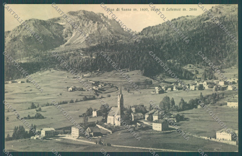 Trento Vigo di Fassa Latemar cartolina ZC5603 – fronte