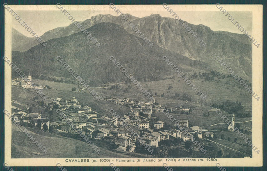 Trento Cavalese Daiano Varena cartolina ZC5640 – fronte