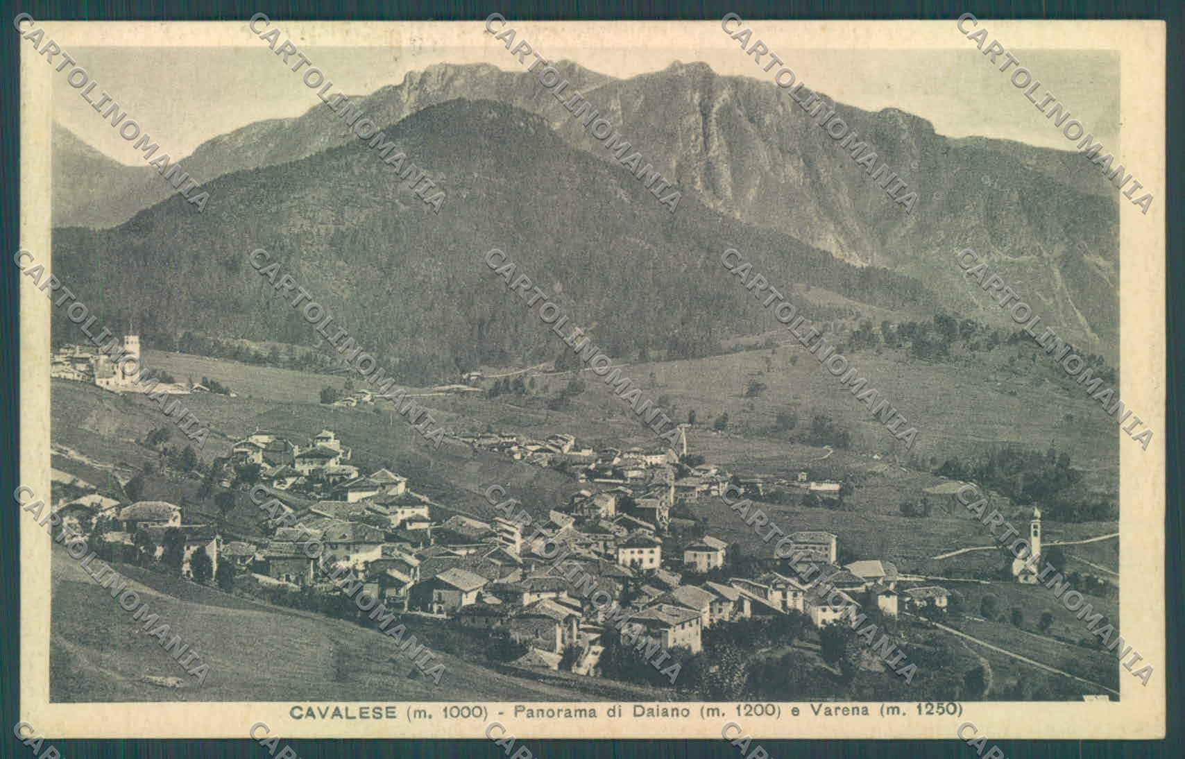 Trento Cavalese Daiano Varena cartolina ZC5640 – fronte