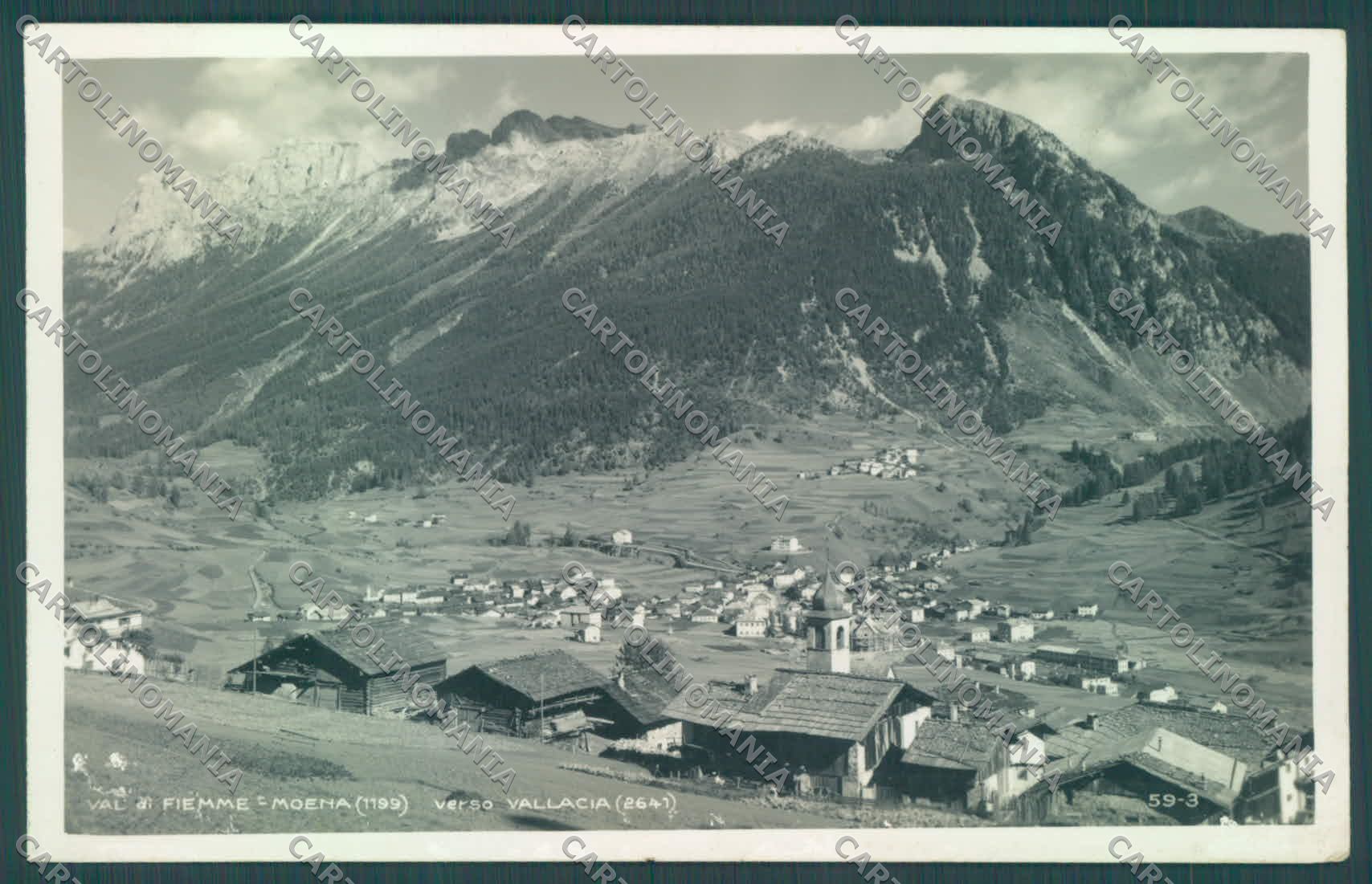 Trento Moena Val di Fassa Vallaccia Foto cartolina ZC5659 – fronte
