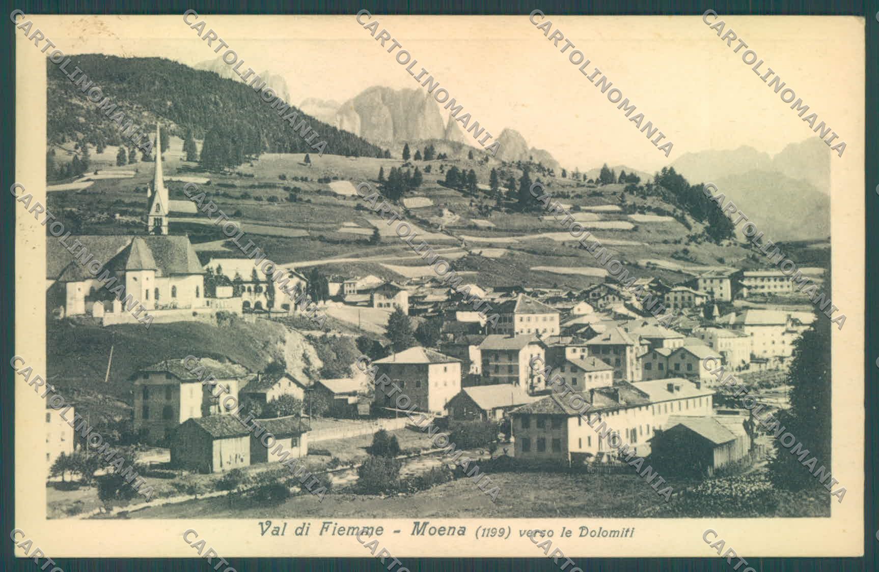 Trento Moena Val di Fiemme cartolina ZC5663 – fronte
