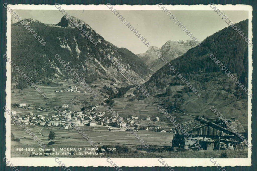 Trento Moena Val di Fassa Valle San Pellegrino Foto cartolina ZC5667 – fronte