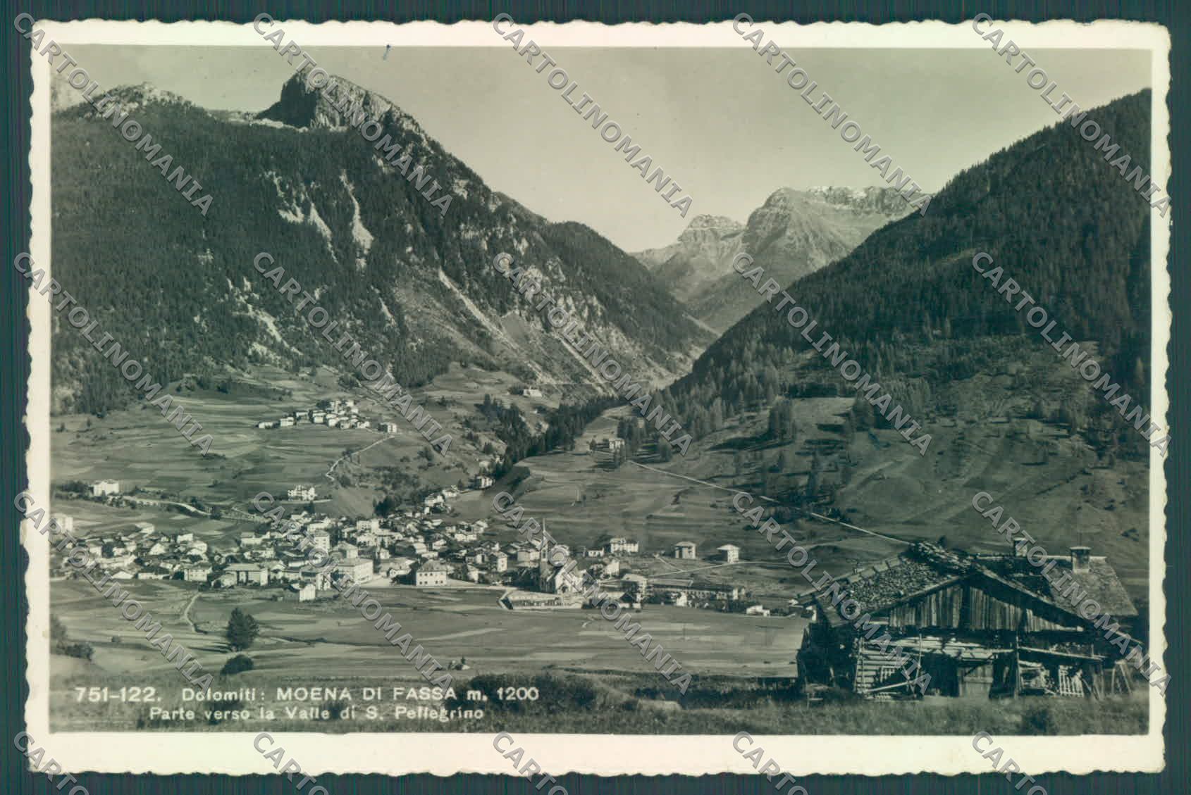 Trento Moena Val di Fassa Valle San Pellegrino Foto cartolina ZC5667 – fronte