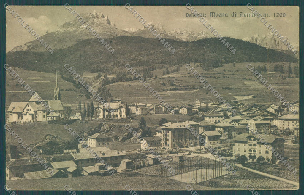Trento Moena Val di Fassa Tennis cartolina ZC5677 – fronte