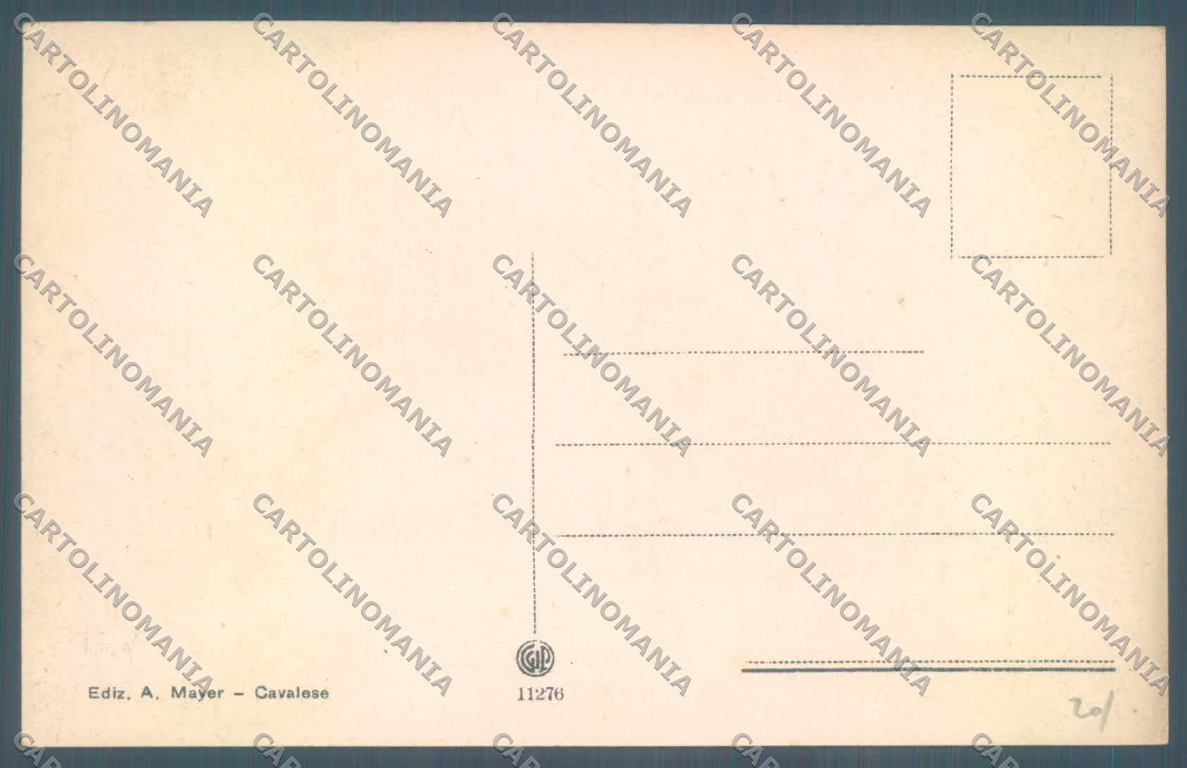 Trento Predazzo cartolina ZC5693 – retro