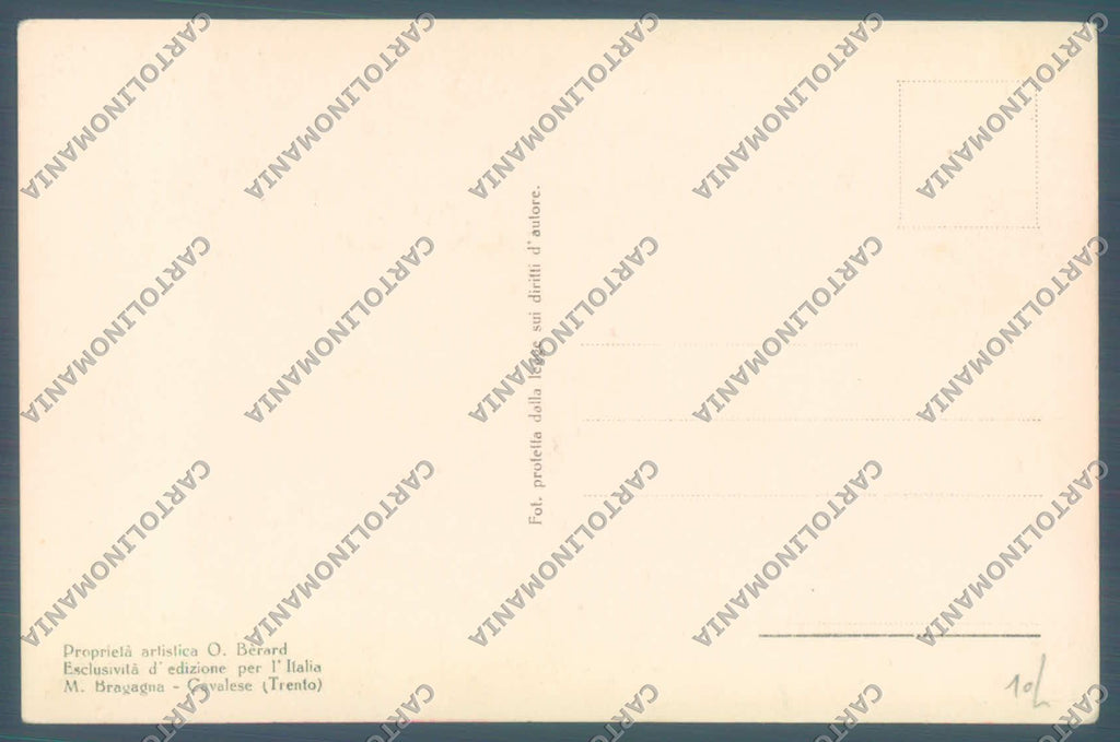 Trento Cavalese Alpini Foto cartolina ZC5706 – retro