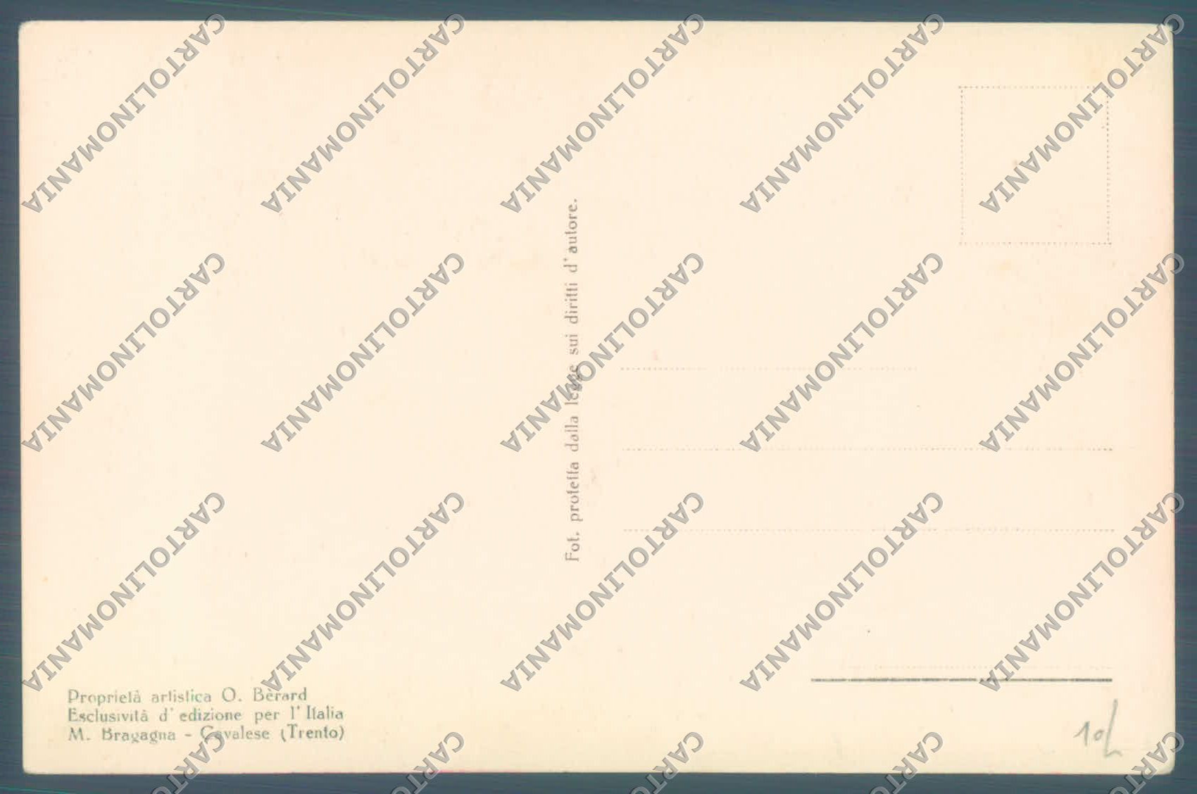Trento Cavalese Alpini Foto cartolina ZC5706 – retro