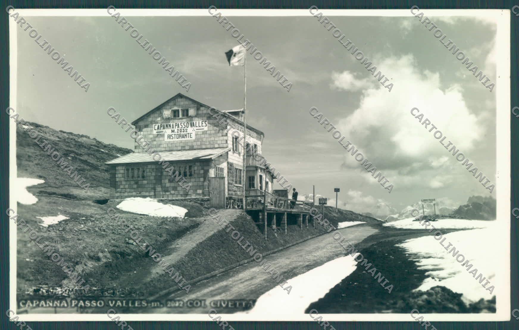 Trento Tonadico Capanna Passo Valles Col Civetta Foto cartolina ZC5733 – fronte