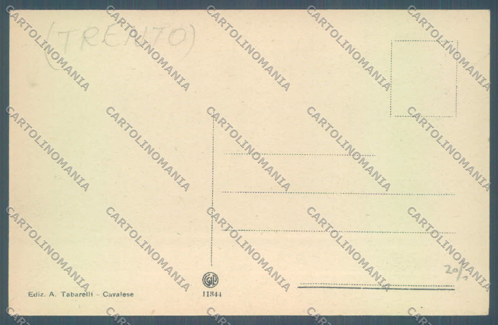 Trento Varena Carano Daiano cartolina ZC5743 – retro