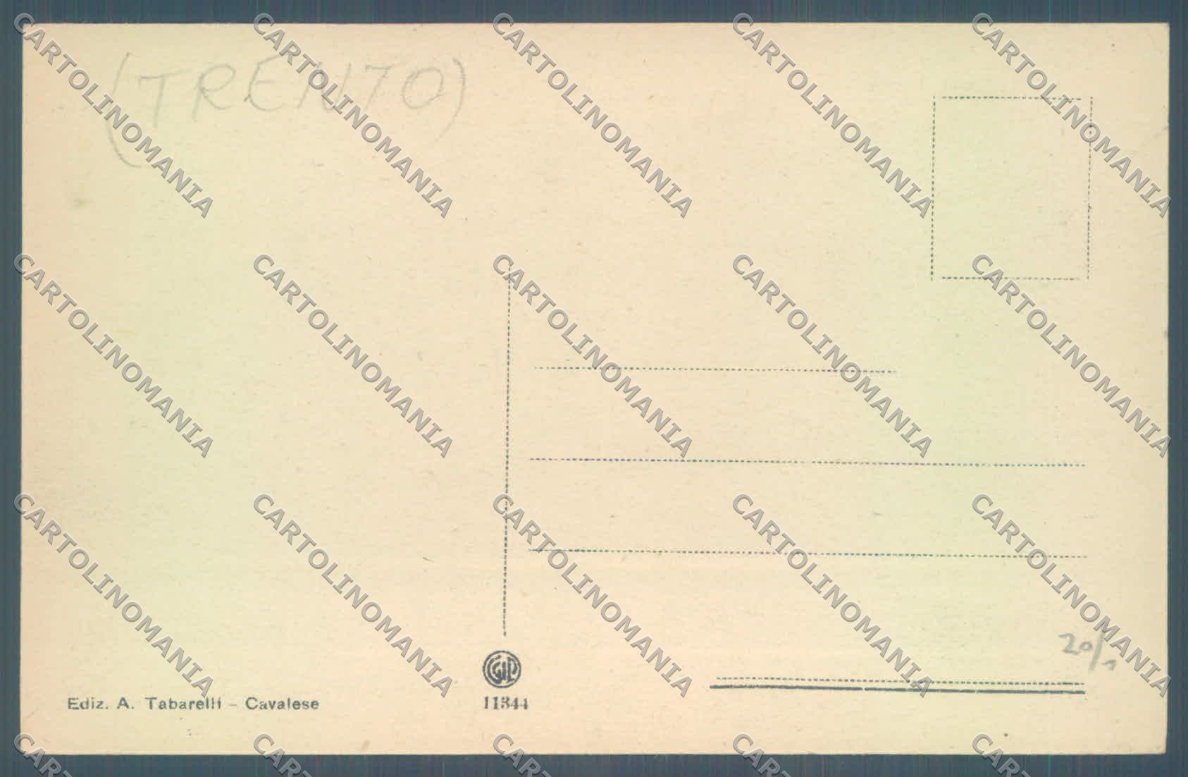 Trento Varena Carano Daiano cartolina ZC5743 – retro