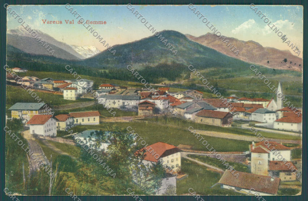 Trento Varena Val di Fiemme cartolina ZC5747 – fronte