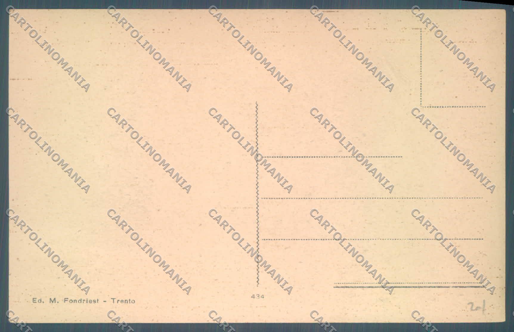 Trento Centa cartolina ZC5780 – retro
