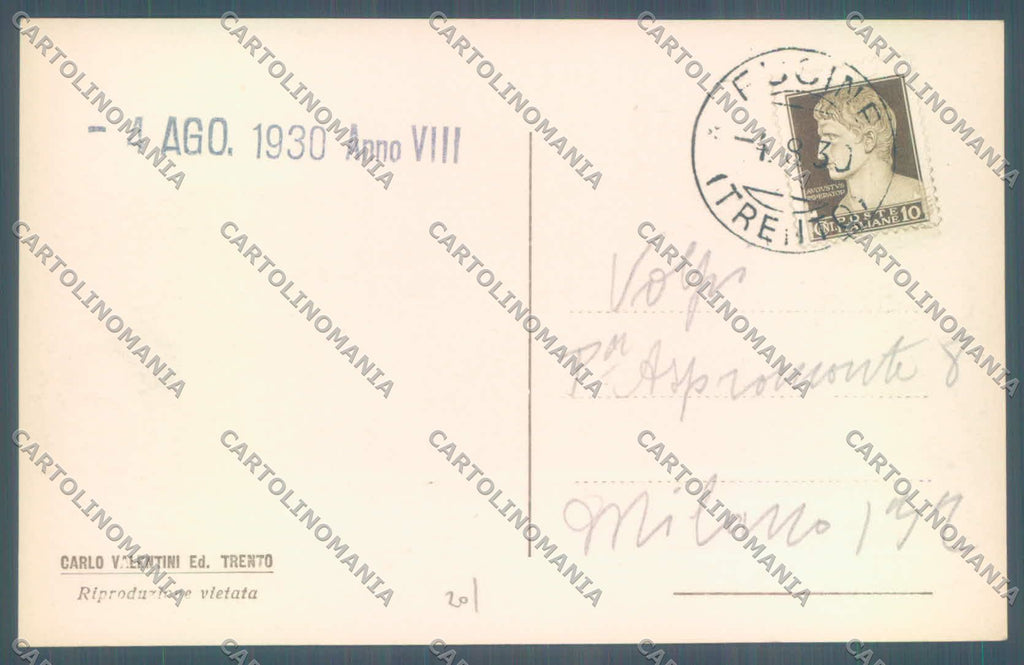 Trento Ossana Castello di Foto cartolina ZC5799 – retro