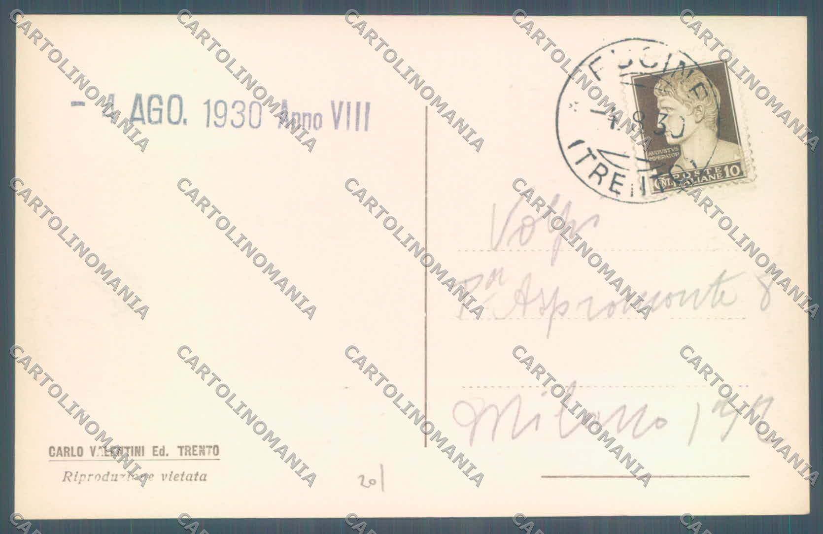 Trento Ossana Castello di Foto cartolina ZC5799 – retro