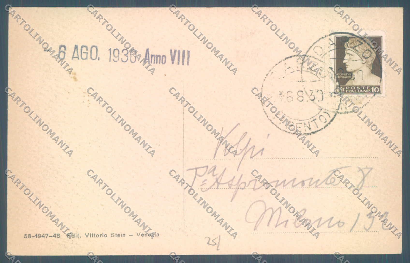 Trento Darzo Val Giudicarie cartolina ZC5812 – retro
