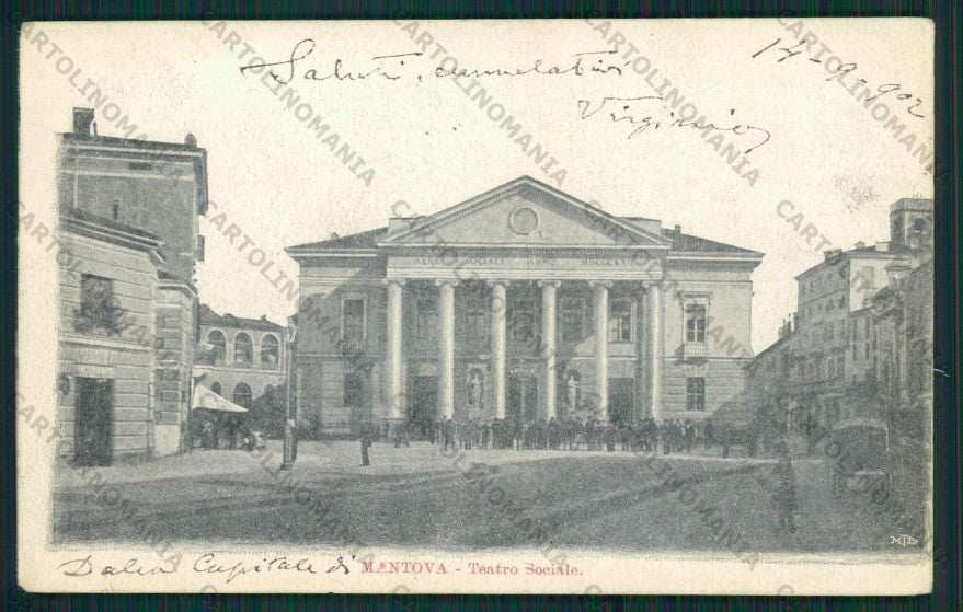 Mantova Città Teatro cartolina ZC5833 – fronte