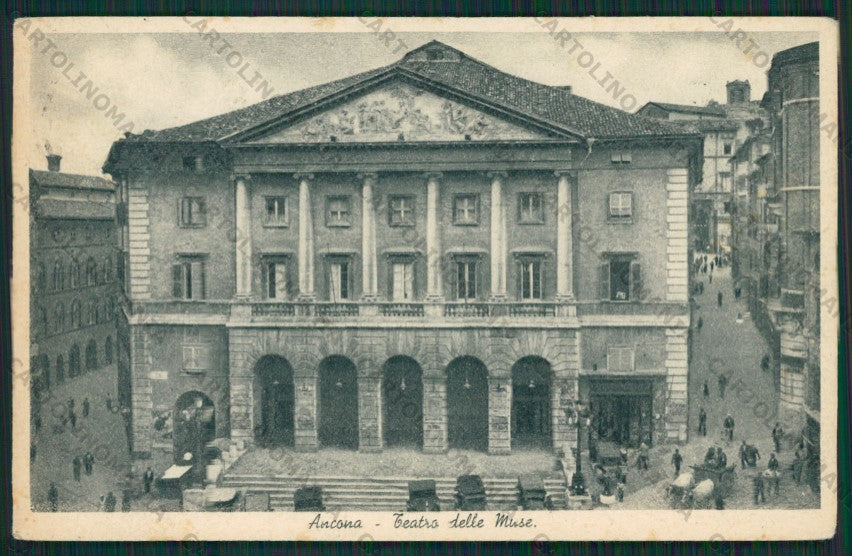Ancona Città Teatro Auto cartolina ZC5840 – fronte