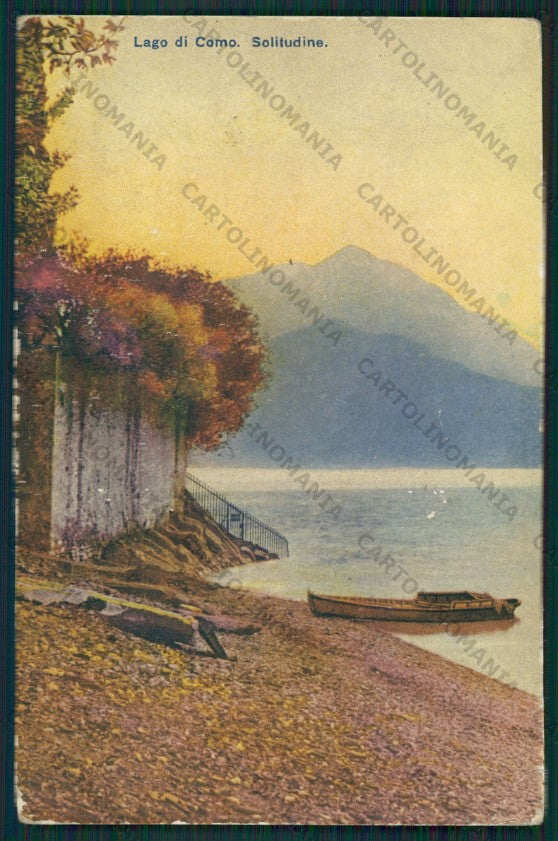 Como Città Lago di PIEGHINE cartolina ZC5852 – fronte