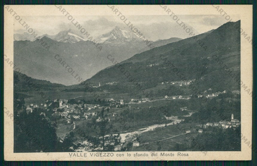 Verbania Valle Vigezzo Monte Rosa cartolina ZC5865 – fronte
