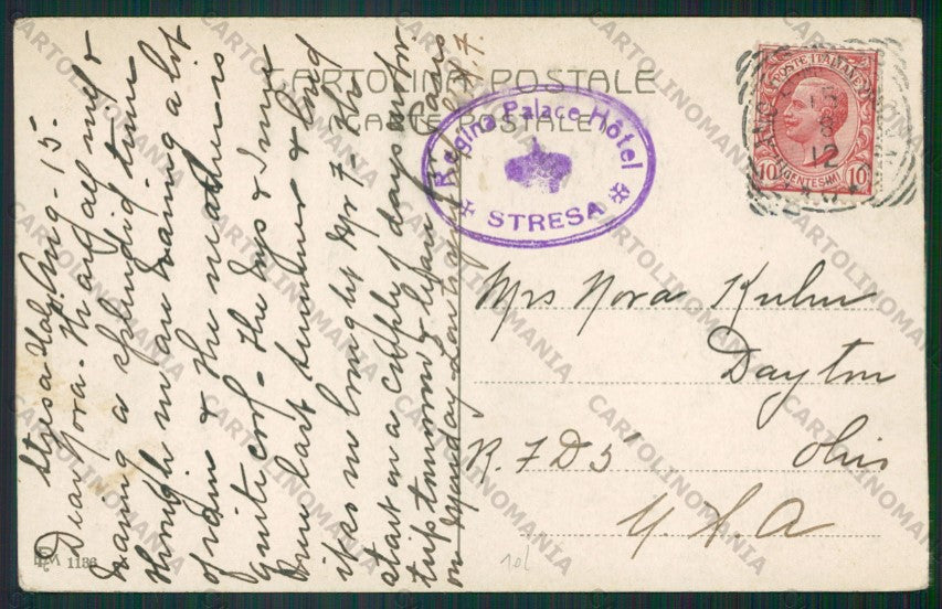 Verbania Stresa Lago Maggiore cartolina ZC5875 – retro