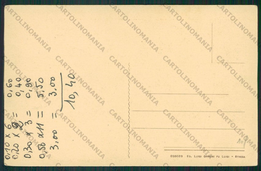 Verbania Stresa Campino cartolina ZC5877 – retro