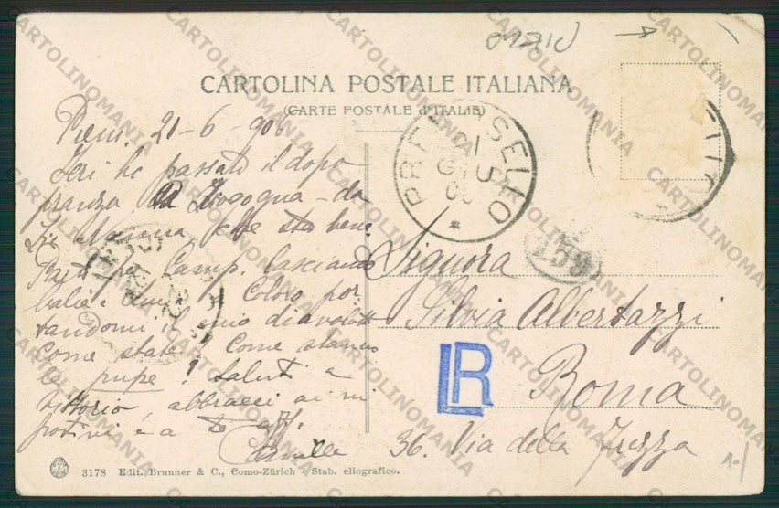 Verbania Premosello Valle d'Ossola Ponte Lunetta PIEGA cartolina ZC5902 – retro