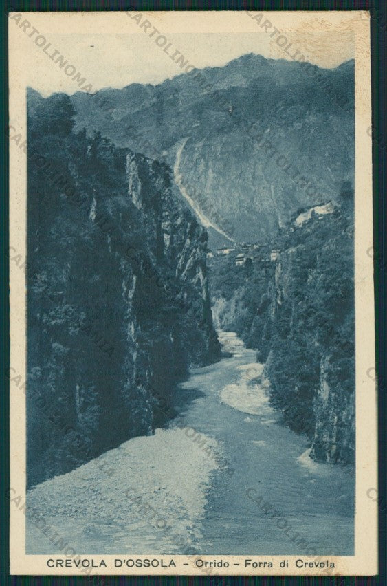 Verbania Crevoladossola Orrido cartolina ZC5912 – fronte