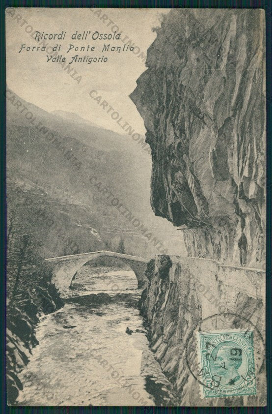 Verbania Valle Antigorio Forra Pont Manlio cartolina ZC5915 – fronte