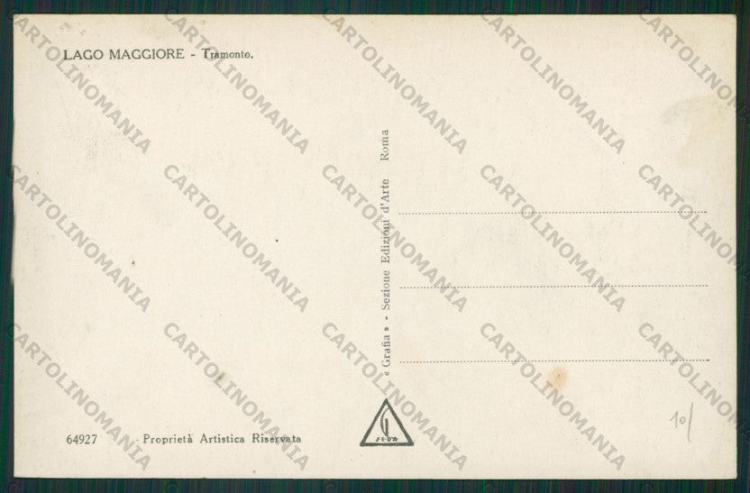 Verbania Stresa Lago Maggiore Battello FORI Foto cartolina ZC5918 – retro