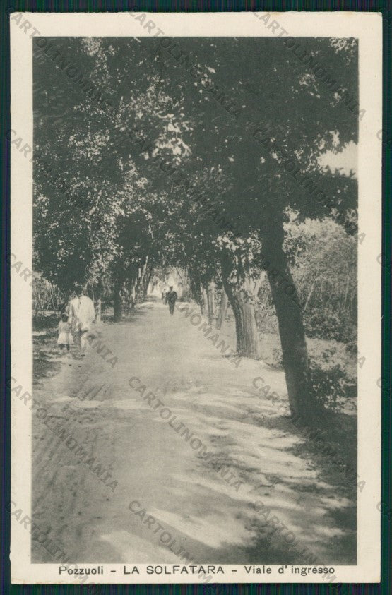 Napoli Pozzuoli Solfatara RETRO BIANCO cartolina ZC5935 – fronte