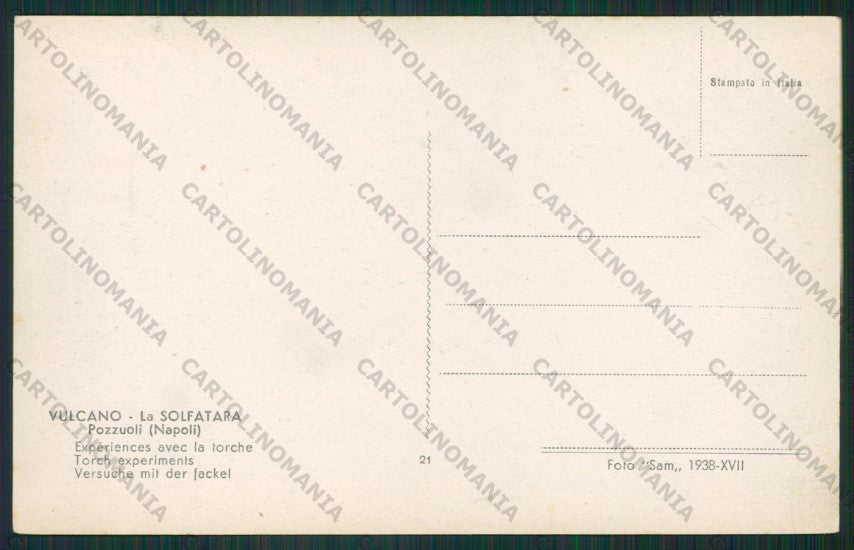 Napoli Pozzuoli Solfatara cartolina ZC5941 – retro