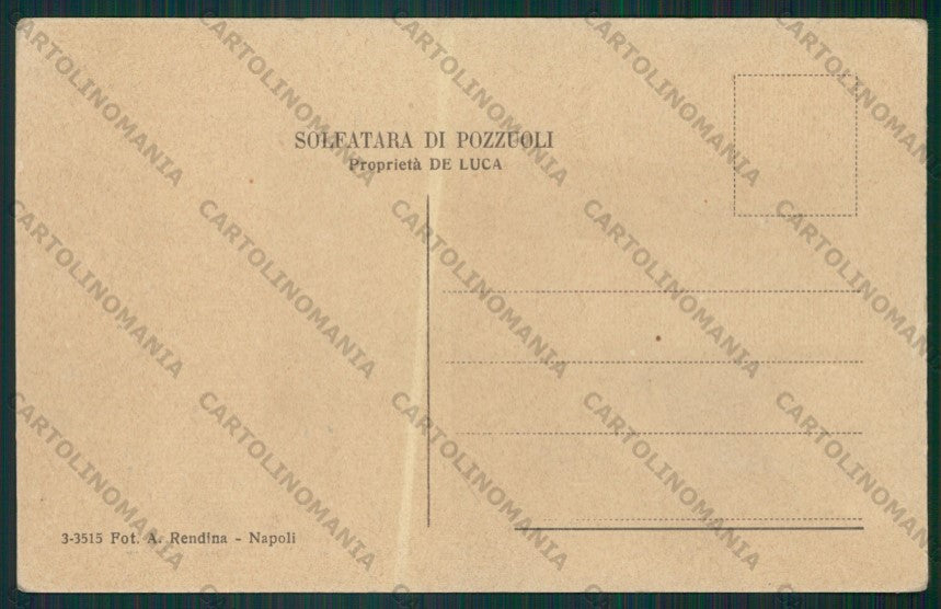 Napoli Pozzuoli Solfatara cartolina ZC5943 – retro