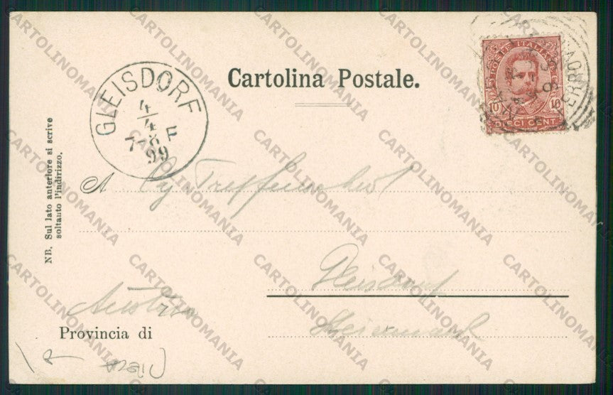 Napoli Pozzuoli PIEGA cartolina ZC5945 – retro