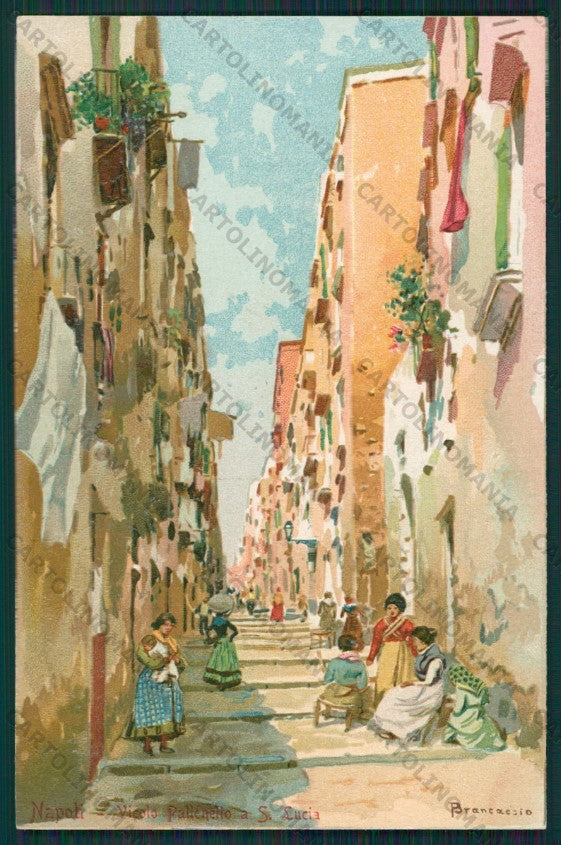 Napoli Santa Lucia Brancaccio cartolina ZC5948 – fronte