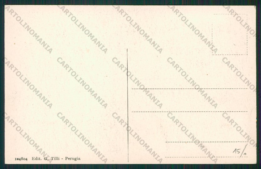 Perugia Città Teatro cartolina ZC5950 – retro