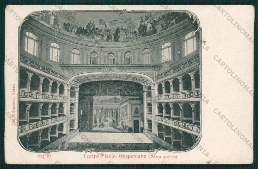 Rieti Città Teatro Alterocca 129 PIEGA cartolina ZC5951 – fronte