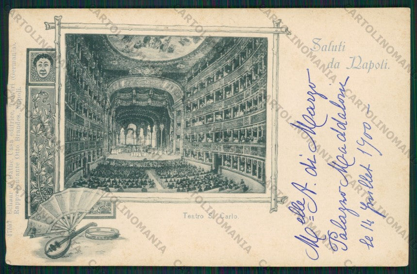 Napoli Città Teatro cartolina ZC5952 – fronte