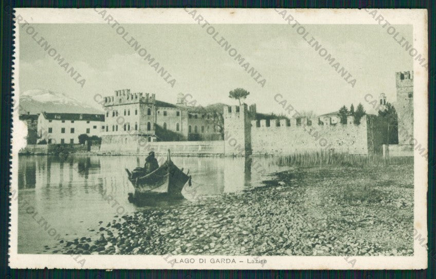 Verona Lazise Lago di Garda Barca ABRASA cartolina ZC5958 – fronte