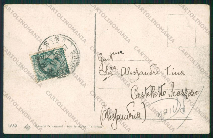 Messina Città Terremoto PIEGA cartolina ZC5960 – retro