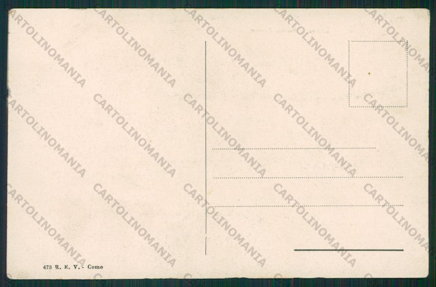 Como Città Lago di Barche cartolina ZC5969 – retro
