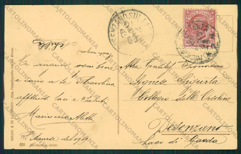 Messina Città Terremoto cartolina ZC5971 – retro