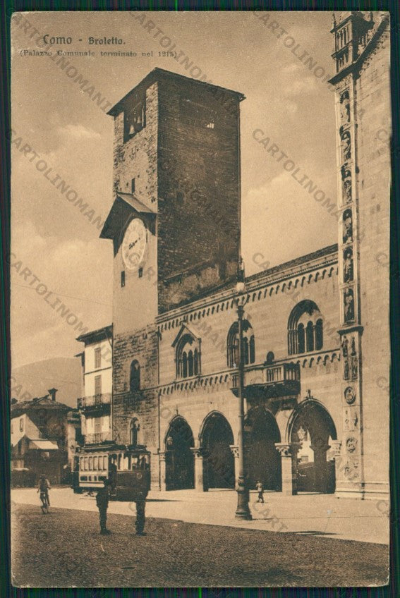 Como Città Tram PIEGHINE cartolina ZC5986 – fronte