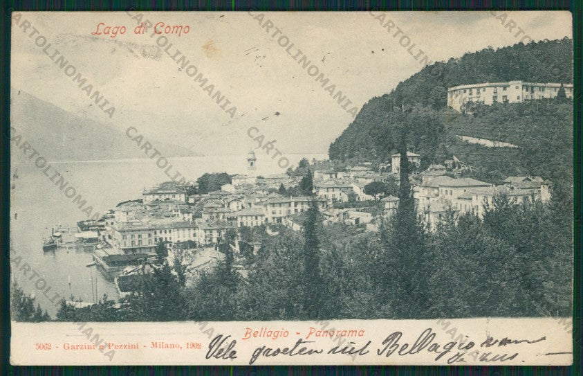 Como Bellagio Lago di PIEGHINA cartolina ZC5988 – fronte